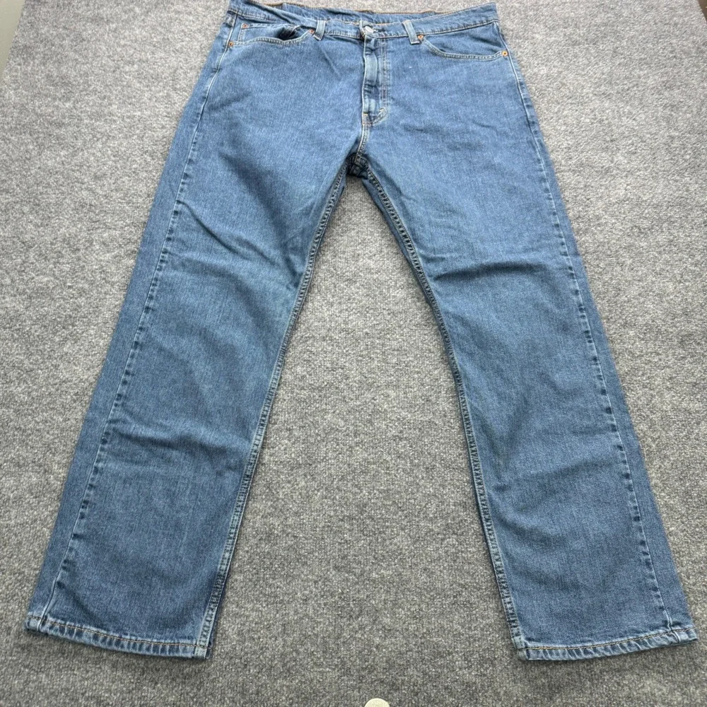 Levi's‎ 505 Regular Fit Jeans Mens 38x30 Blue Denim Straight Leg Workwear